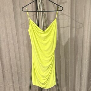 Fashion Nova Lime Mini Dress